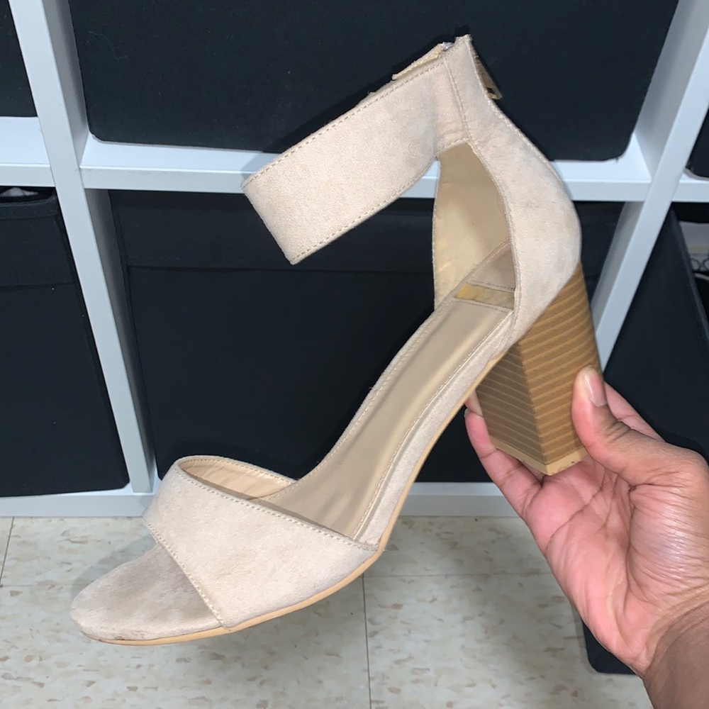 Mauve Wedge Heel